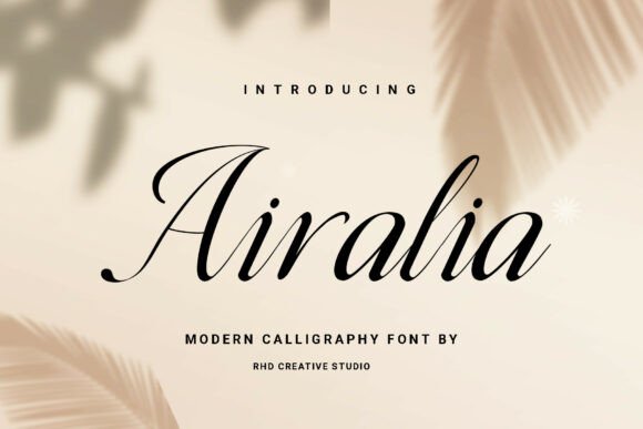 Airalia: The Elegant Handwritten Font for Boutique Branding
