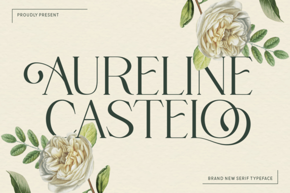 Aureline Castelo: The Elegant Serif Typeface for Modern Editorial Design