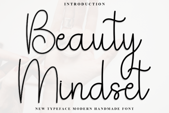 Beauty Mindset: A Handwritten Typeface for Editorial Softness