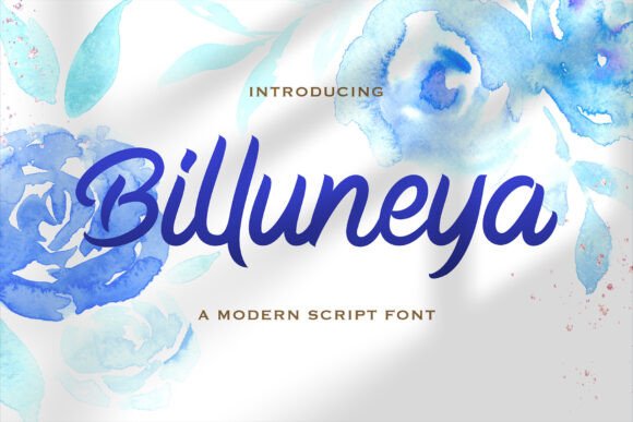 Billuneya: A Timeless Handwritten Typeface for Elegant Brand Identity