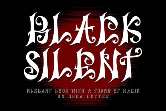 Black Silent Typeface Review: A Blackletter Font for Editorial Design