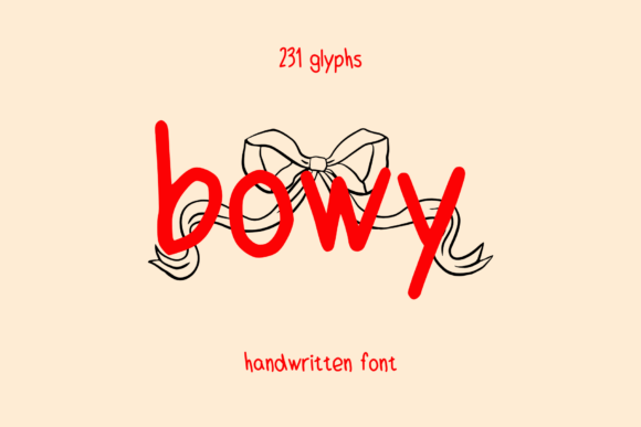 Bowy: The Handwritten Font That Adds Charm to Your Brand Identity