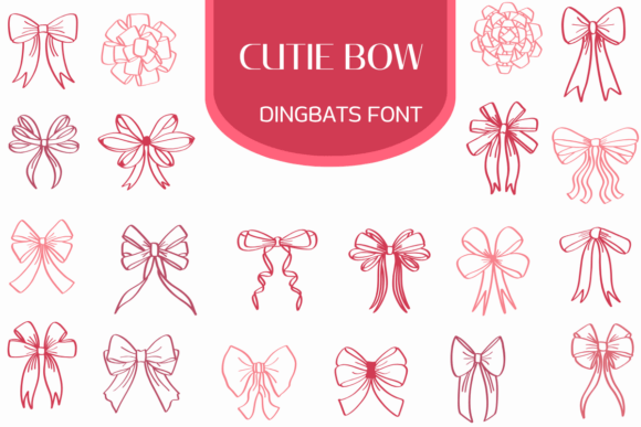 Cutie Bow: The Perfect Dingbats Font for Playful Brand Identity