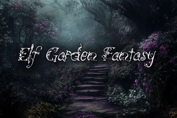 Elf Garden Fantasy: A Whimsical Typeface for Editorial Design