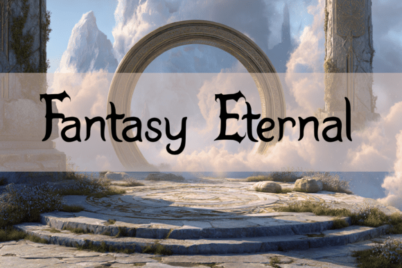 Fantasy Eternal: Elevating Editorial Design with Blackletter Elegance