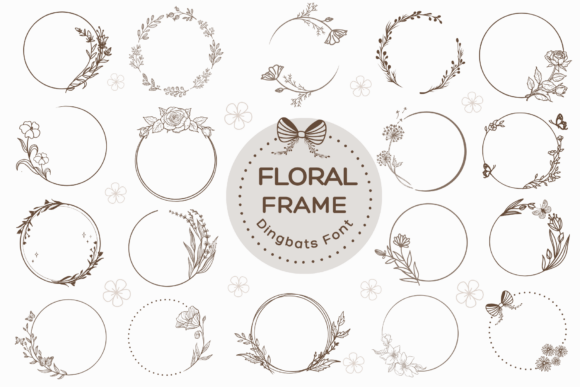 Floral Frame: A Designer’s Review of This Elegant Dingbat Typeface