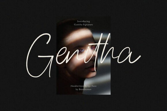 Genitha: The Elegant Script Typeface for Handmade Brands