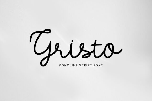 Gristo Typeface Review: A Minimalist Monoline Font for Modern Branding