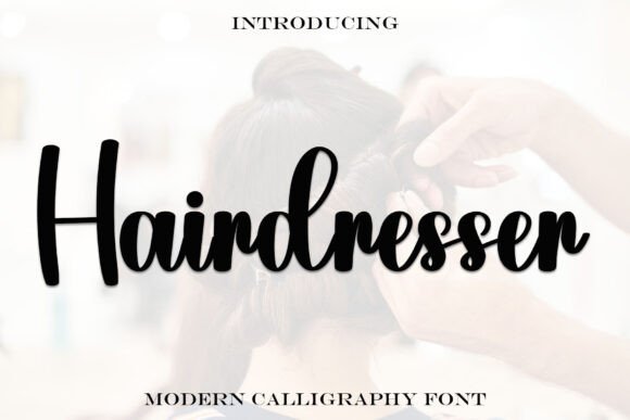 Hairdresser: A Handwritten Font for Elegant Web Design