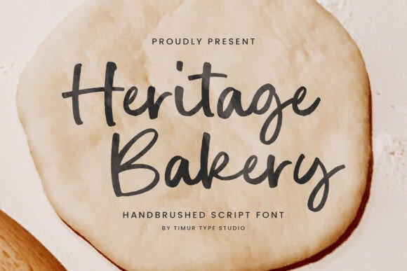 Heritage Bakery: A Designer’s Take on Warm, Handbrushed Script Typography