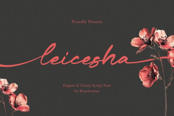 Leicesha: Elevating Digital Brand Identity with Elegant Script Typography