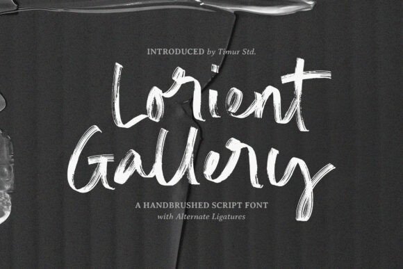 Lorient Gallery: A Modern Script Font for Handmade Brands