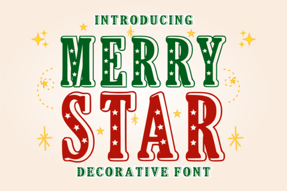 Merry Star: The Decorative Typeface That Elevates Small Business Branding
