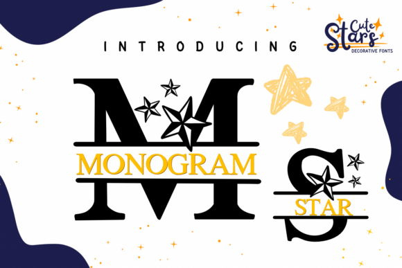 Monogram Star Typeface Review: A Stylish Decorative Font for Elegant Branding