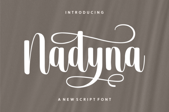 Nadyna: Elevating Handmade Brand Identity with Elegant Script Typography