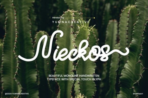 Nieckos: A Handwritten Typeface for Modern Web Design