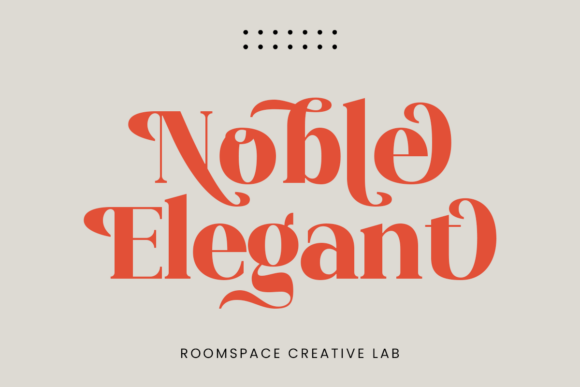 Noble Elegant: The Serif Font That Transformed My Brand Identity