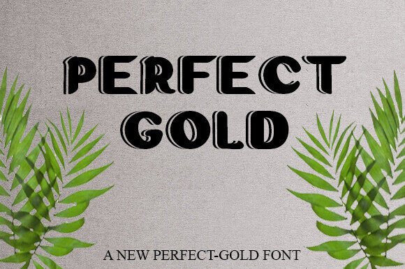 Perfect Gold Typeface: Elevating Small Business Brand Identity