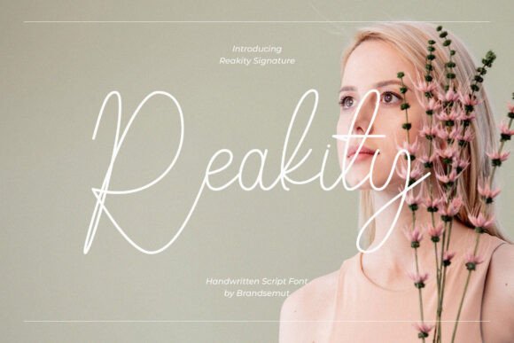 Reakity: A Handwritten Script Font for Editorial Design
