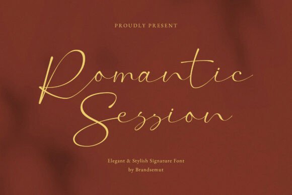 Romantic Session: A Script Font for Polished Brand Identity
