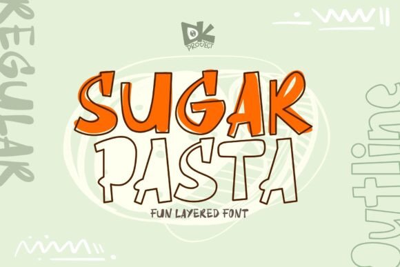 Sugar Pasta: The Layered Display Font for Scroll-Stopping Brand Visuals