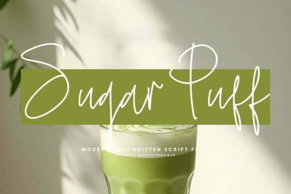 Sugar Puff: A Modern Script Font for Editorial Softness