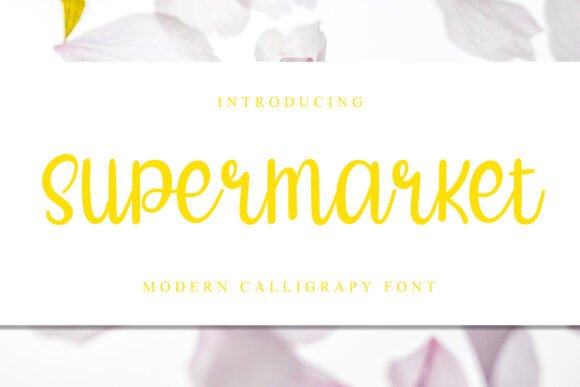 Supermarket Typeface: A Practical Review for Brand Identity