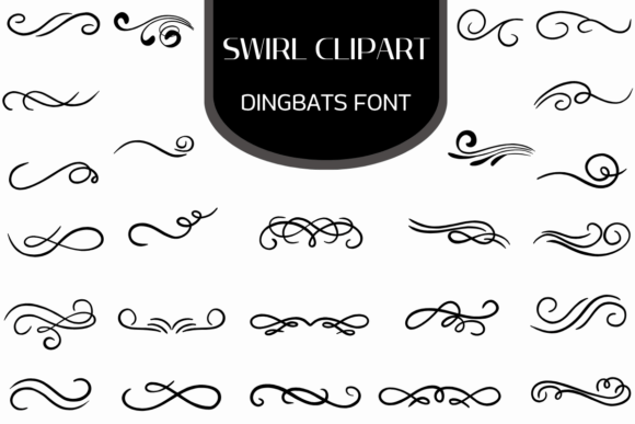 Swirl Clipart: The Decorative Typeface That Elevates Campaign Design