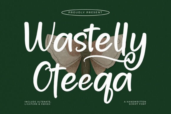 Wastelly Oteeqa: A Handwritten Script Font for Authentic Brand Identity