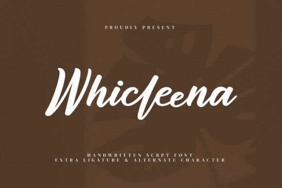 Whicleena: A Handwritten Script Font for Editorial Design